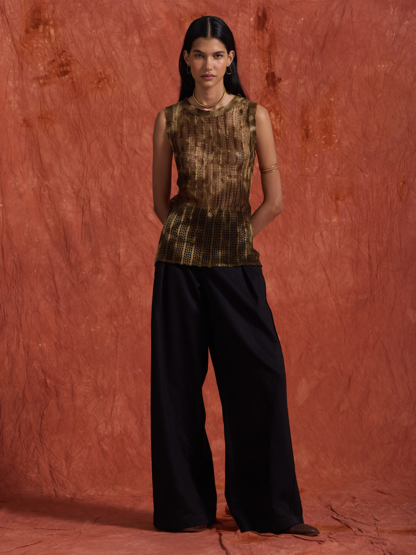 Calça Alfaiataria Pregas Fem.